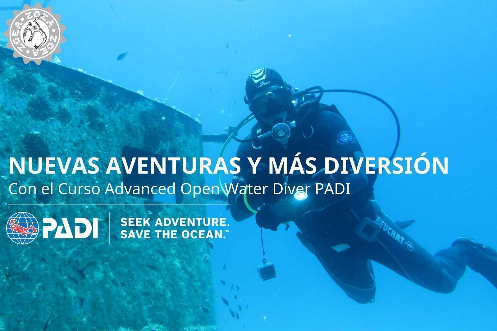 Curso de Buceo Advanced Open Water Diver PADI